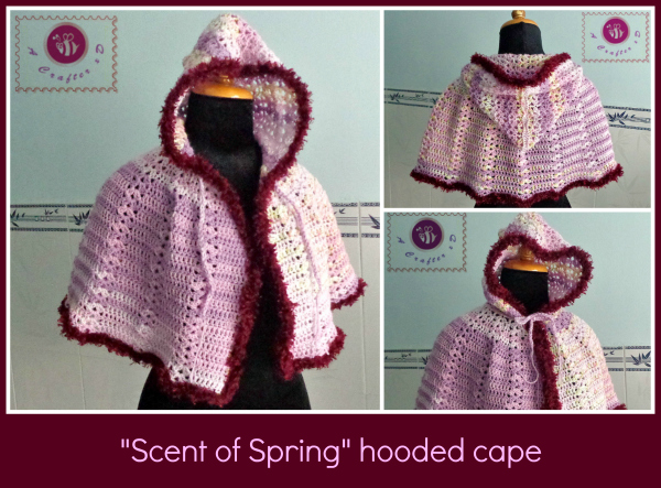 crochet hooded cape