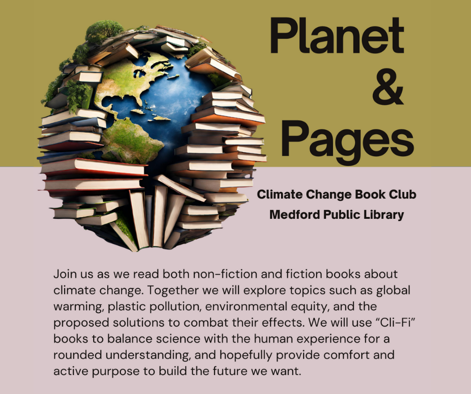 Planet and Pages: Climate Change Book Club, click for calendar listing