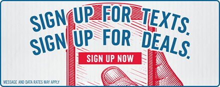 Sign up for Text Deals