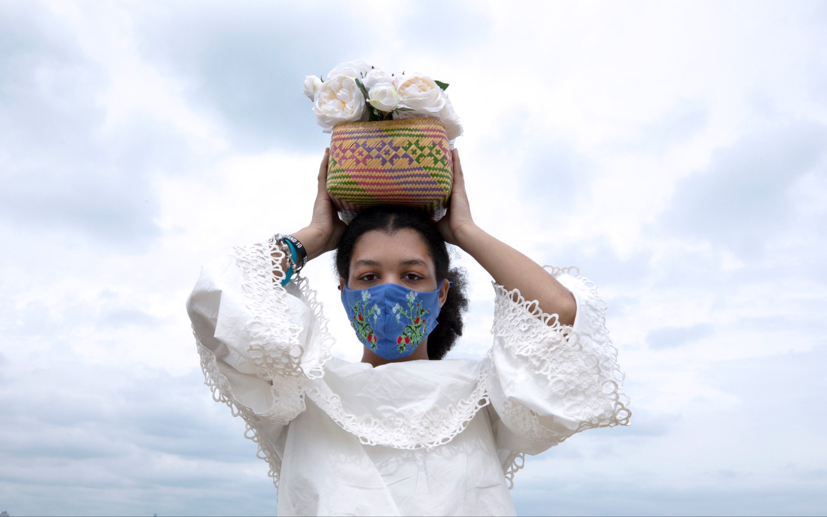 Title: Offerings for Yemaya, Jada. Rainbow Beach, 2021. Scheherazade Tillet