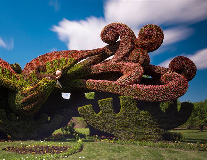 Grass sculpture competition