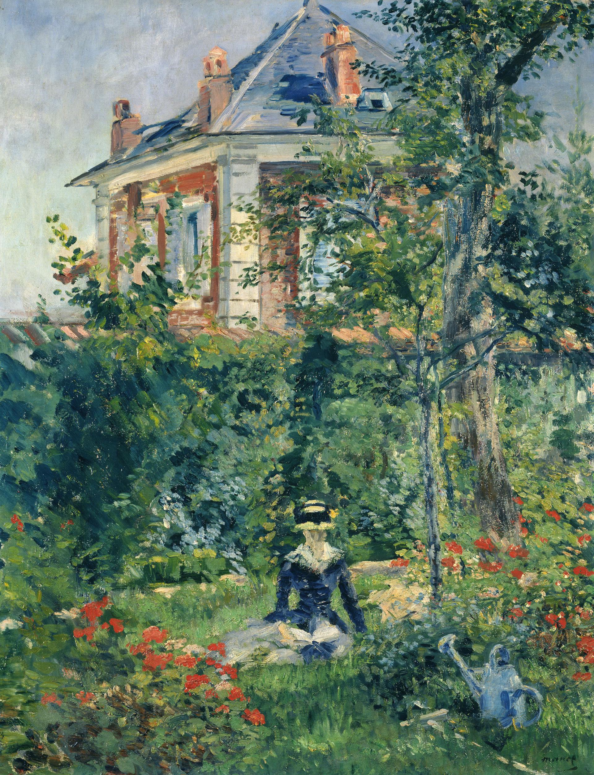 Edouard Manet_Un Coin du jardin de Bellevue (Un angolo di giardino a Bellevue) 1880 Olio su tela 91 x 70 cm Collezione Emil Bührle Crediti fotografici: SIK-ISEA, Zurich (J.-P. Kuhn) Edouard Manet_Un Coin du jardin de Bellevue (Un angolo di giardino a Bellevue) 1880 Olio su tela 91 x 70 cm Collezione Emil Bührle Crediti fotografici: SIK-ISEA, Zurich (J.-P. Kuhn)