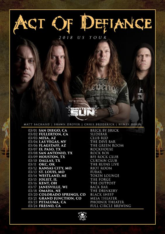 ACT OF DEFIANCE To Kick Off US Headlining Tour