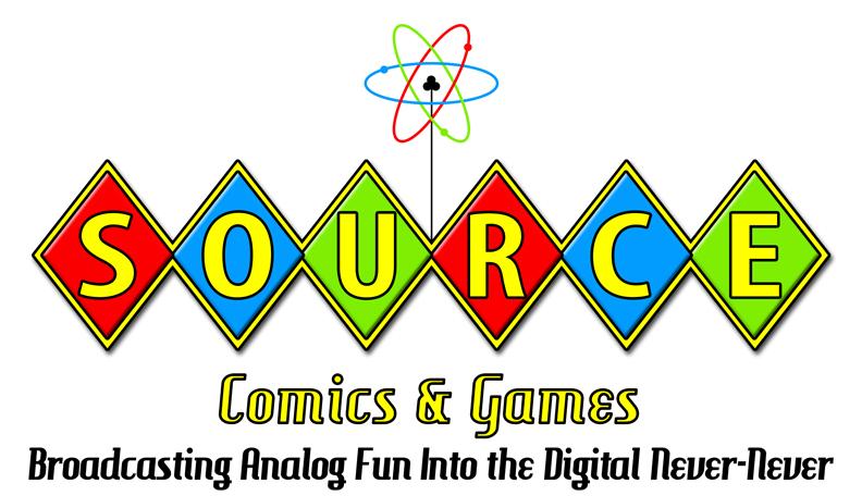 Image result for source comics and games logo
