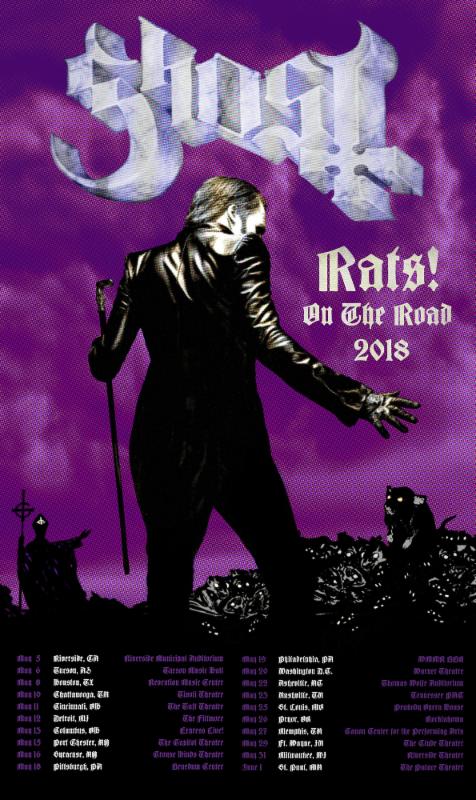 Ghost Announce Rats On The Road US Tour