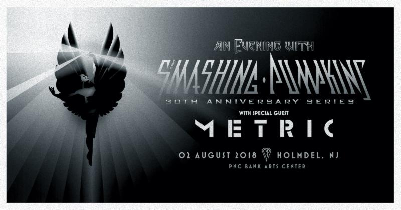 The Smashing Pumpkins Announce Special Performance In Holmdel, NJ On August 2, 2018 As Part Of 30th Anniversary Series