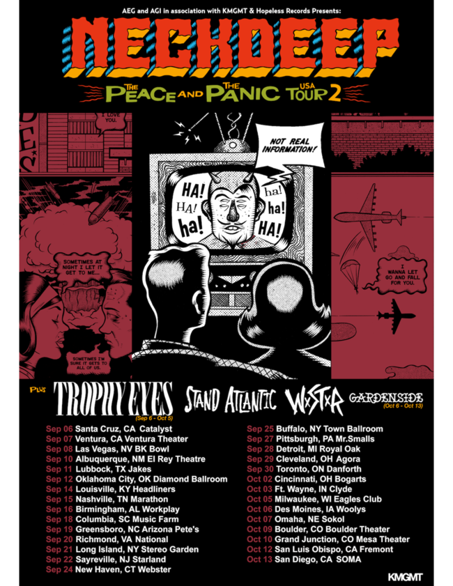 Neck Deep Announces The Peace and The Panic USA Tour 2