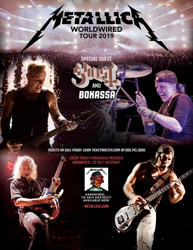 Ghost To Join Metallica on 2019 European Stadium Tour