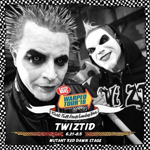 TWIZTID Joins the Final 2018 Vans Warped Tour Line-Up