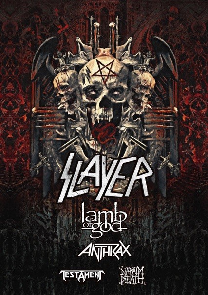 LAMB OF GOD to Perform on Newly-Announced Second North American Leg of Slayer's Final World Tour