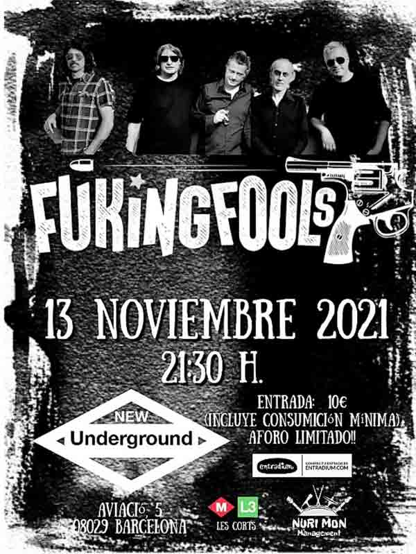 FukingFools - actuaci贸n en New Underground Barcelona