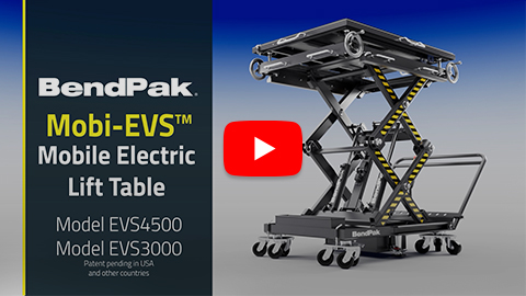 Improved Mobi-EVS EV Battery Scissor Lift Table