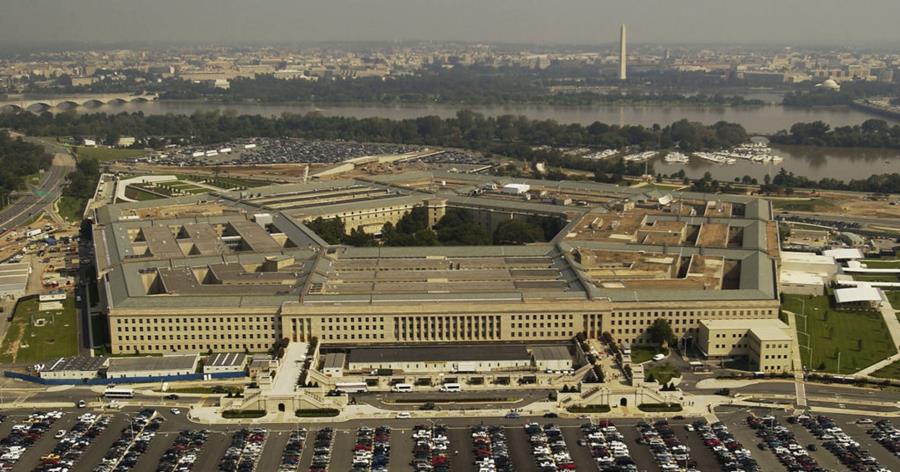 Aerial view of Pentagon