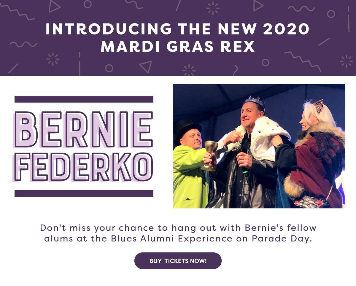 Introducing the new 2020 Mardi Gras Rex