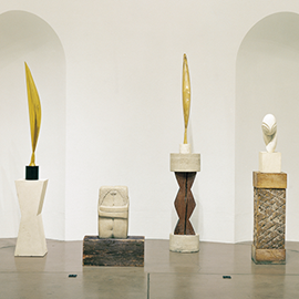 Gallery view of Constantin Brancusi sculptures