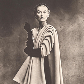 Balenciaga Mantle Coat (Lisa Fonssagrives-Penn), Paris by Irving Penn