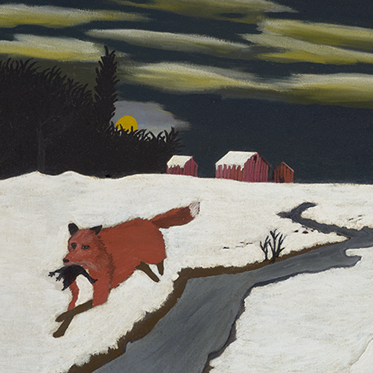 "The Getaway" (detail) by Horace Pippin