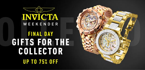 Invicta Takeover: Gifts for the Collector Up To 75% Off