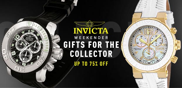 Invicta Takeover: Gifts for the Collector Up To 75% Off