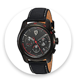 671-586 Ferrari Men's 44mm Primato Quartz Chronograph Date Nylon Strap Watch