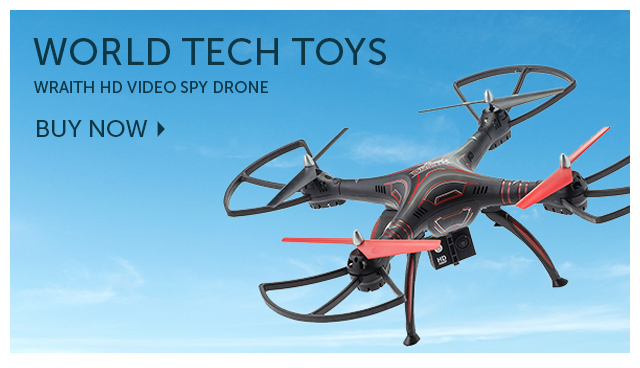 485-885 World Tech Toys Wraith HD Video Spy Drone