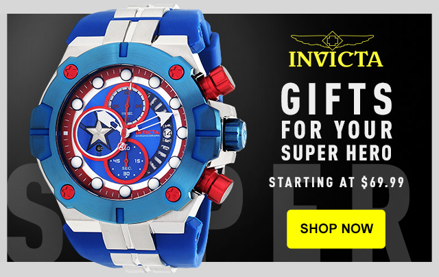 Invicta Gifts For You Super Hero Starting at $69.99