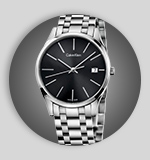 674-741 Calvin Klein Men's 36mm Swiss Made Quartz Date Stainless Steel Bracelet Watch