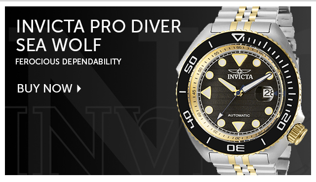 Invicta Pro Diver Sea Wolf - 676-273 Invicta Men's 47mm Pro Diver Sea Wolf Automatic Stainless Steel Bracelet Watch