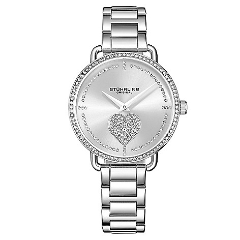 663-257 Stührling Original Women's Vogue Valentina Quartz Stainless Steel Bracelet Watch