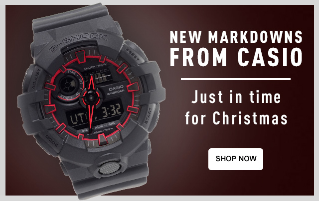 Casio New Markdowns Just in Time for Christmas!