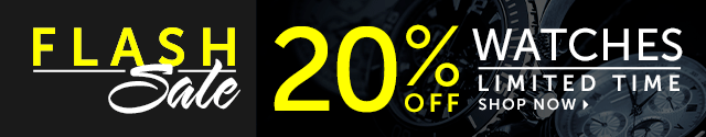 Flash Sale - 20% off Watches - Limited Time