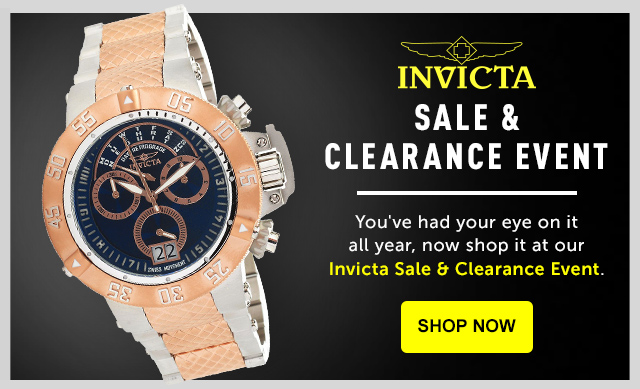 Invicta Sale & Clearance Event