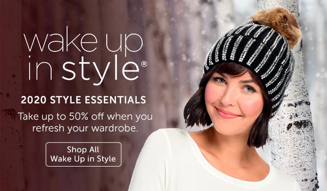 Wake Up in Style - 2020 STYLE ESSENTIALS Take up to 50% off when you refresh your wardrobe. - 744-842 WD.NY Rib Knit Rhinestone Embellished Pom Pom Beanie