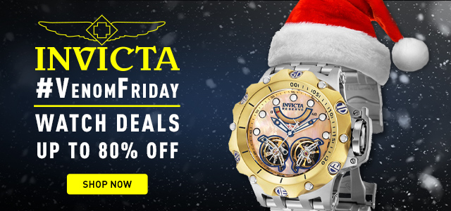 INVICTA #VENOMFRIDAY WATCH DEALS UP TO 80% OFF - Ft. 679-710