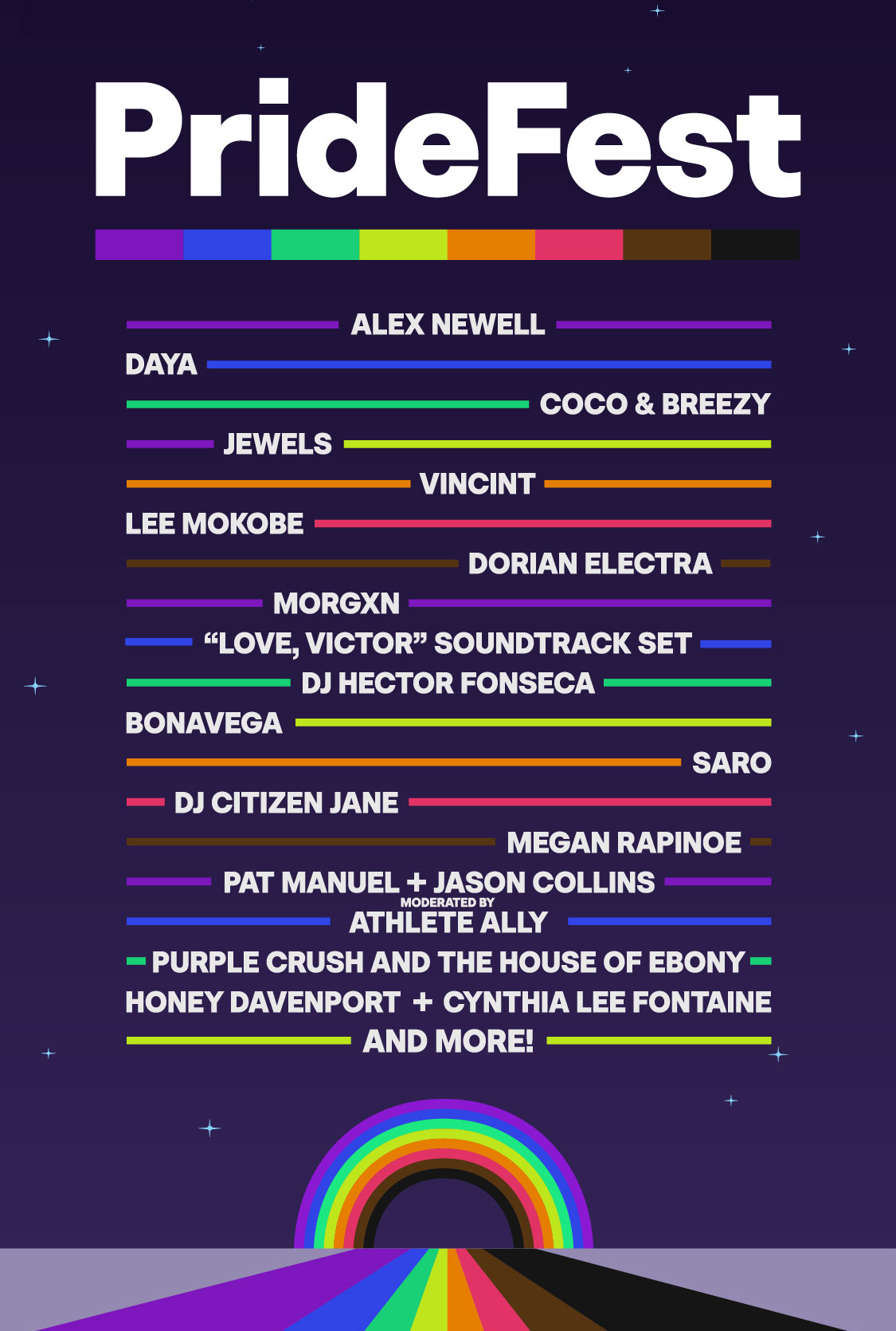 PrideFest Lineup