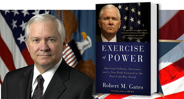 Online at the Reagan Library with Secretary of Defense Robert Gates