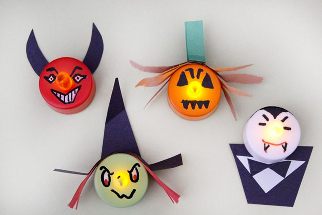 These Battery-Operated Tea Light Ghouls Will Haunt Your Hallways