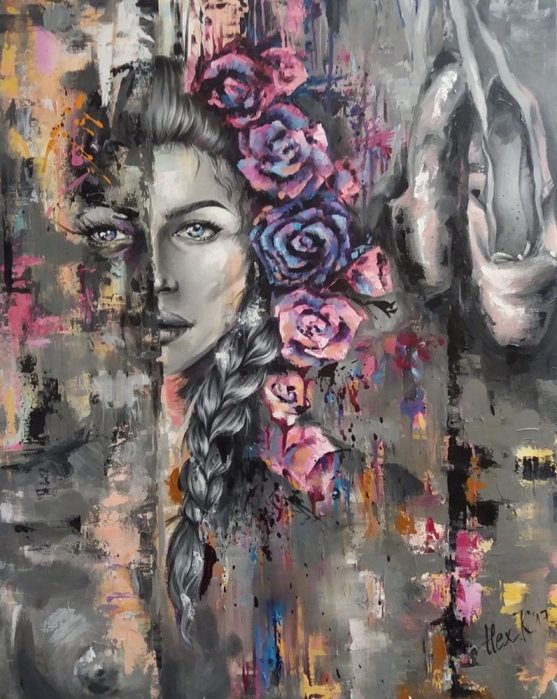 alt="Сербская художница Aleksandra Kuzmanovic Montresor"