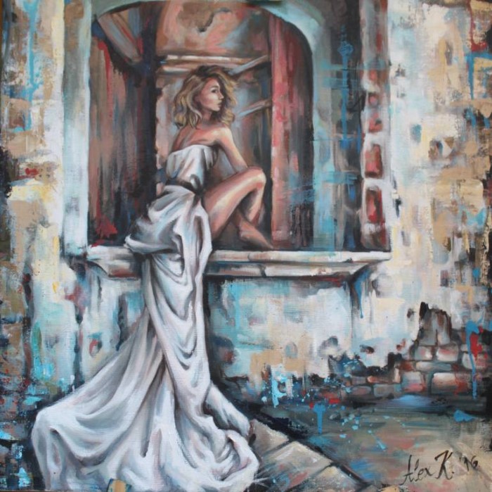 alt="Сербская художница Aleksandra Kuzmanovic Montresor"