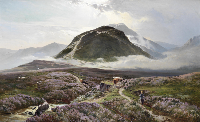 Sidney_Richard_Percy_Carn_Dearg_and_Ben_Nevis_from_Achintee (700x426, 360Kb)