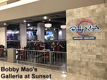 Bobby Mao's Galleria at Sunset
