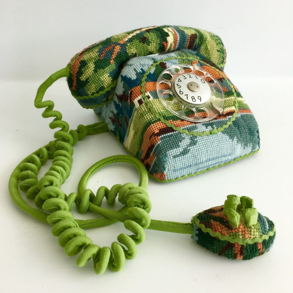 Swedish Embroidery Artist Ulla-Stina Wikander That Turns Discarded Items Into Art