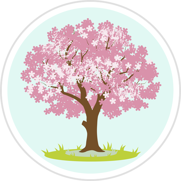 Cherry tree illustration