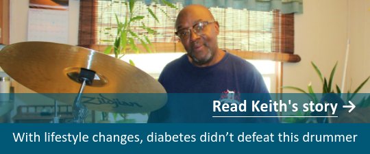With lifestyle changes, diabetes didn’t defeat this drummer