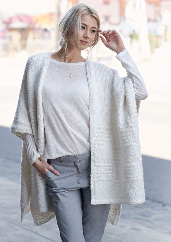 easy chunky knit wrap by Patons Australia                                                                                                                                                                                 More: 