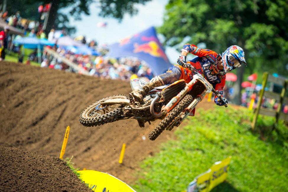 Musquin's second moto win carried him to third overall.