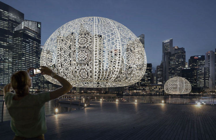 Sea Urchin Interactive Art Installations Choi Shine Architects The Urchins