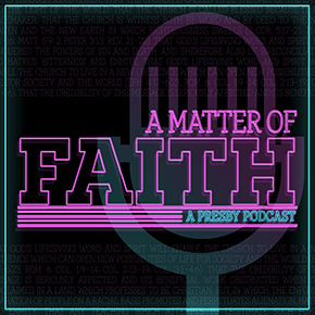 A matter of faith podcast logo