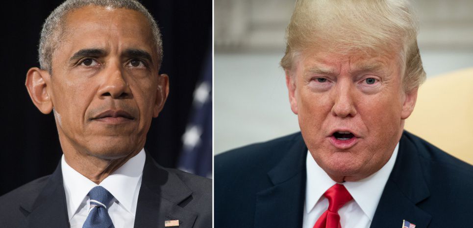 Obama et Trump