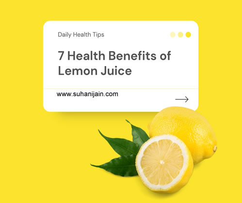 Health Benefits of Lemon Juice